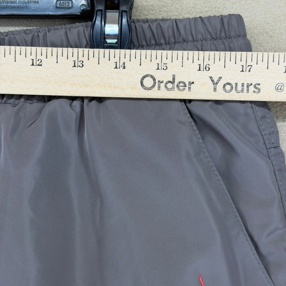 Bruce Lee‎ The Dragon Shorts Gray Flame Print Athletic Trunks Men's Large
